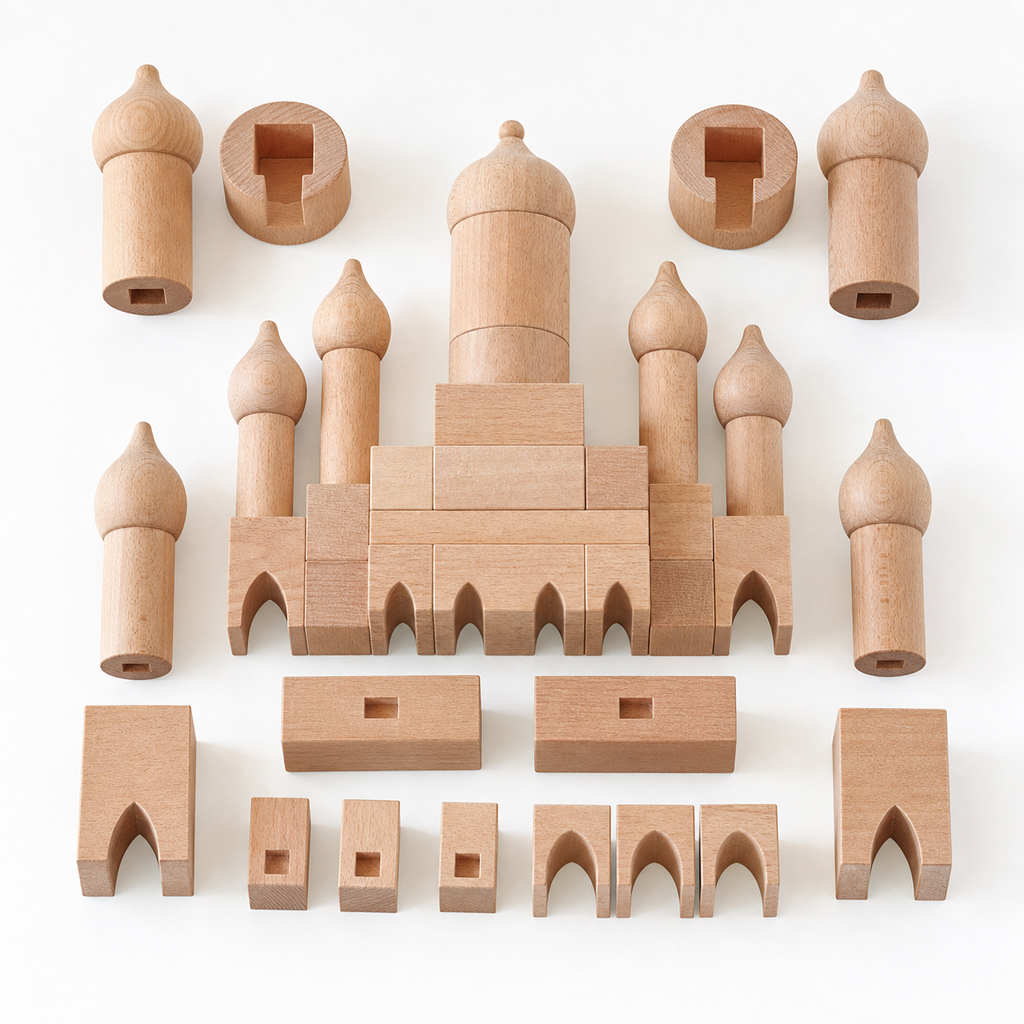 Holzbausteine „Traumschloss“
