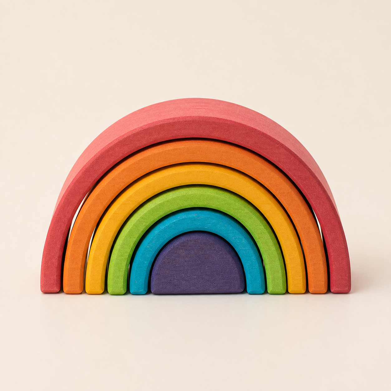 Mini-Regenbogen aus Holz