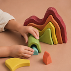 Wooden Rainbow Mountain