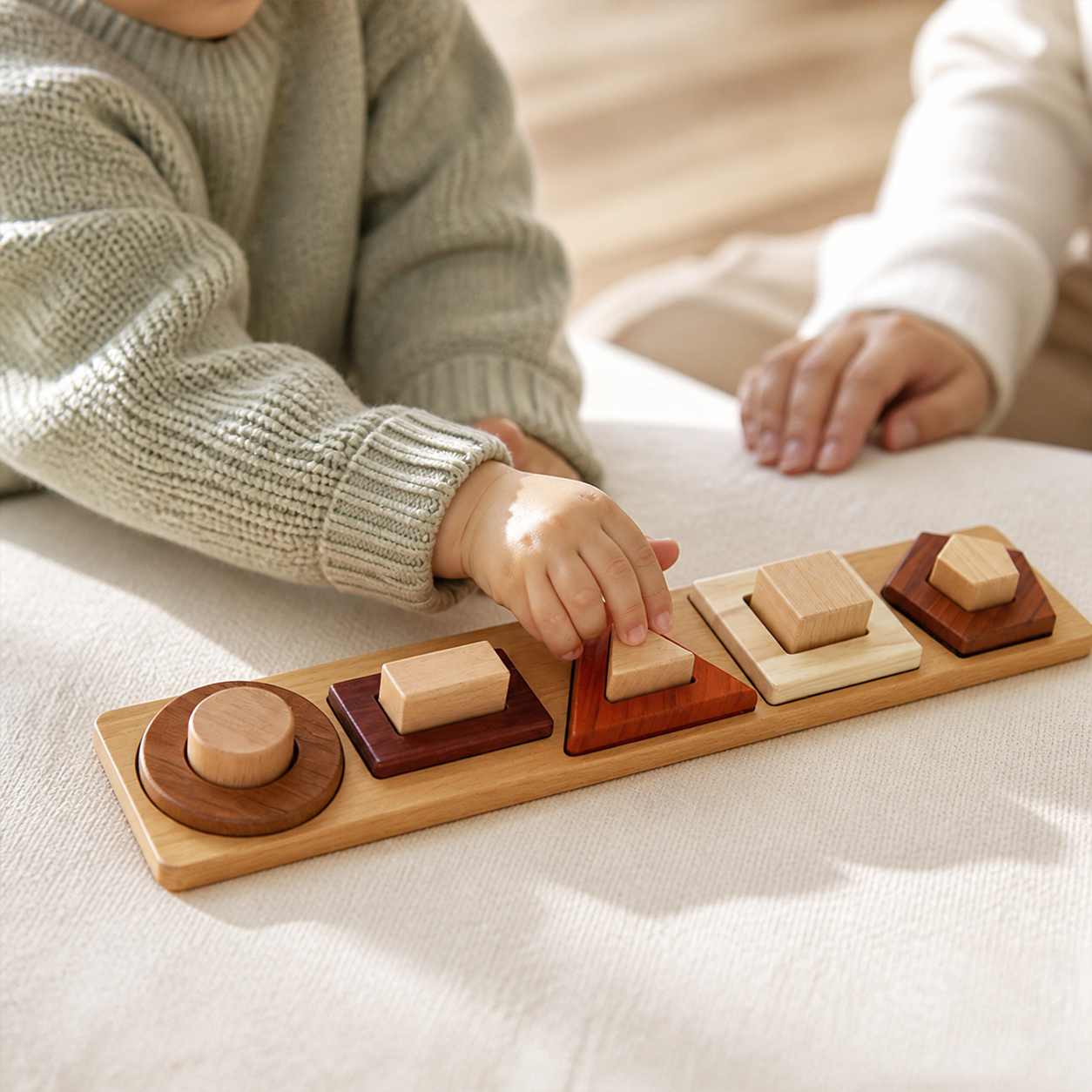 Montessori-Holz-Puzzle "Formen"