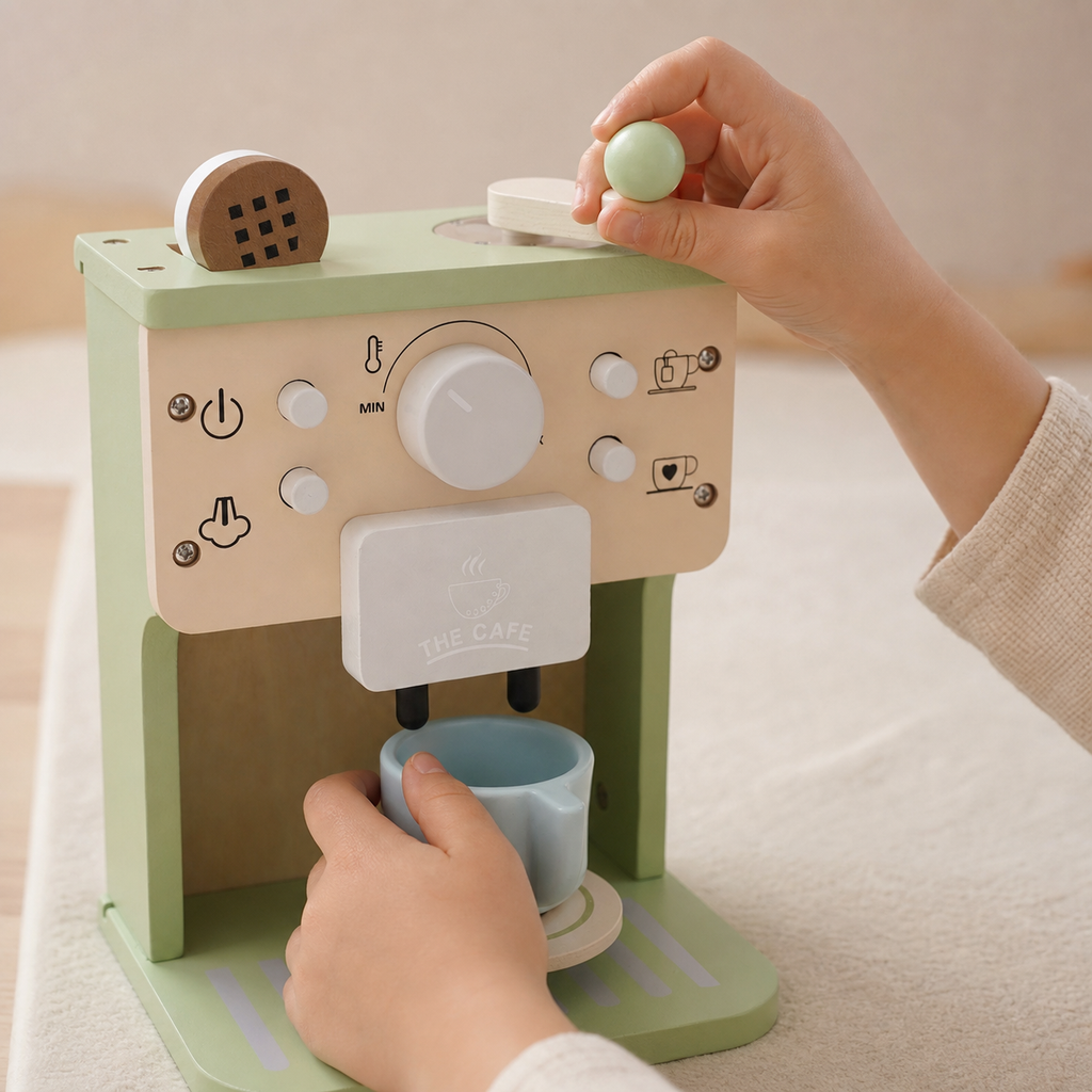 Children's Wooden Coffee Machine