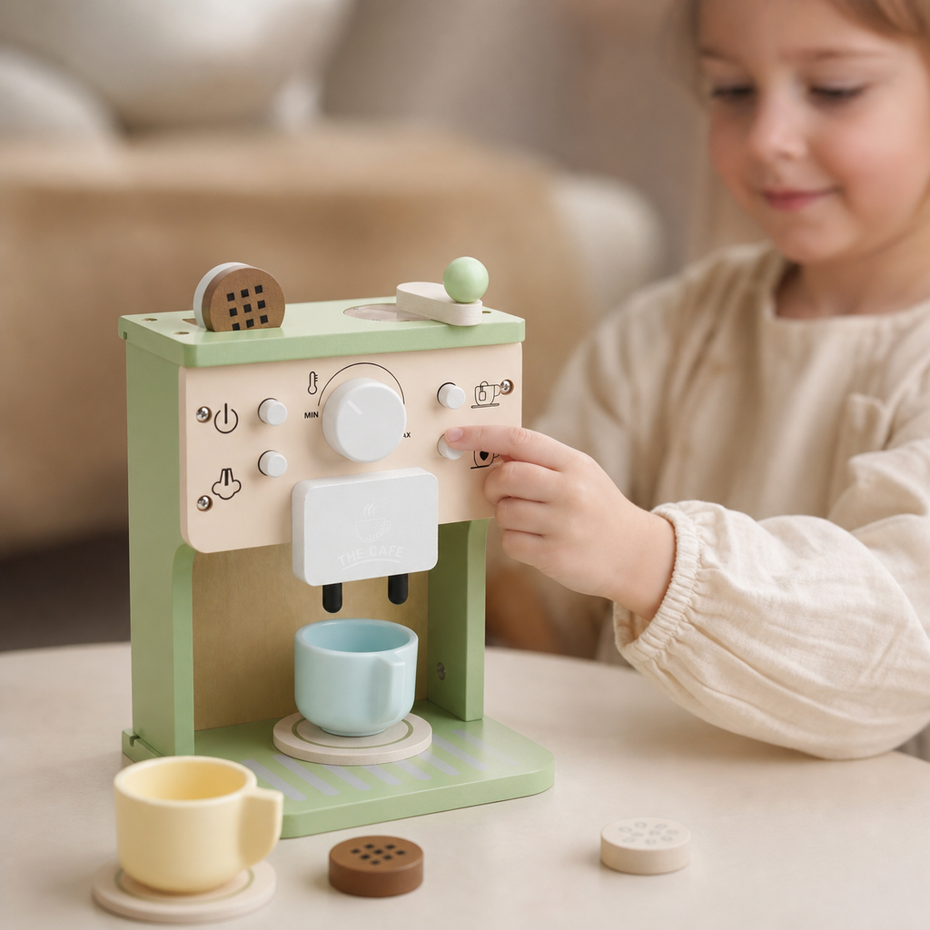 Children's Wooden Coffee Machine