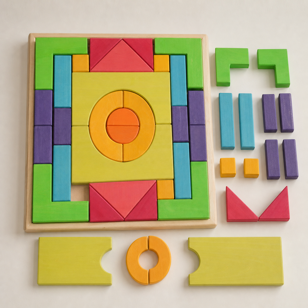 Holzpuzzle „Fußballfeld“