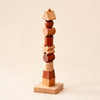 Holz-Montessori-Steckpyramide